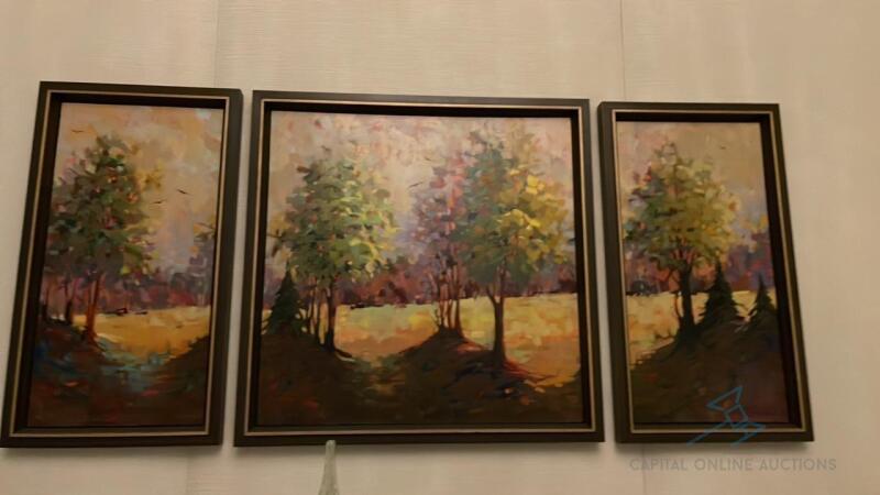 Set of Three Paintings