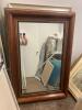 Large Wooden Mirror - 6