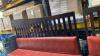 2 Leather and Slat Wood Bench Seats - 6