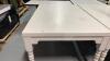 4 White Wood Country Kitchen Seating Tables - 3