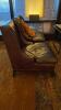 5 Leather Lounge Chairs - 5