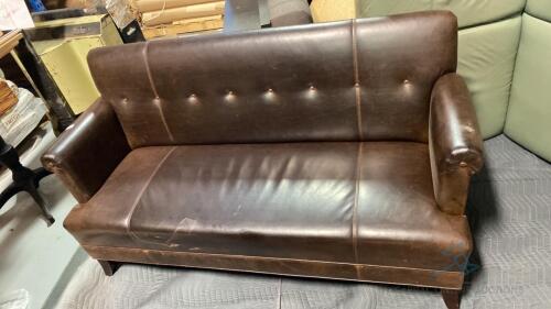 3 Brown Sofas