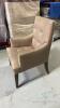 3 Nailhead Upholstered Arm Chairs - 4