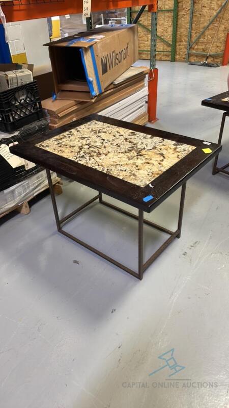 3 Wood and Marble Tables