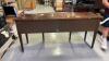 Curved Front Wood Credenza Table - 2