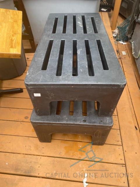 (2) Plastic Dunnage Racks