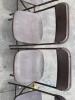 (100) Brown Folding Chairs - 3