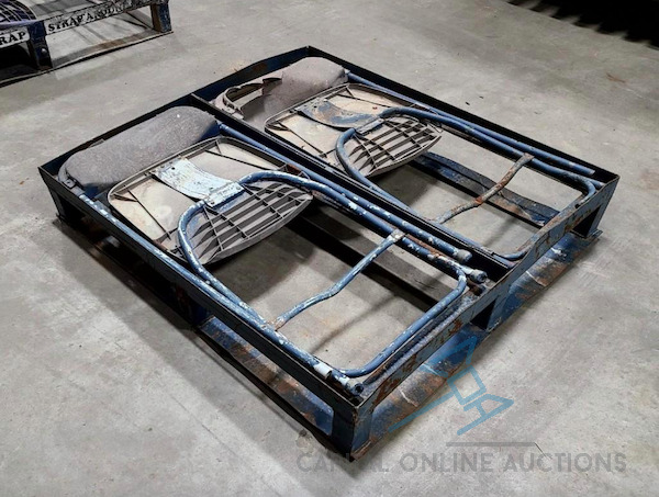 (5) Double Row Metal Chair Pallet