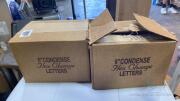 2 Boxes of Flex Change Letters