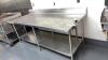 Stainless Steel Prep Table with Can Opener - 2