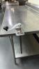 Stainless Steel Prep Table with Can Opener - 3