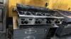 Vulcan 8 burner range with refrigerated chef's base - 2