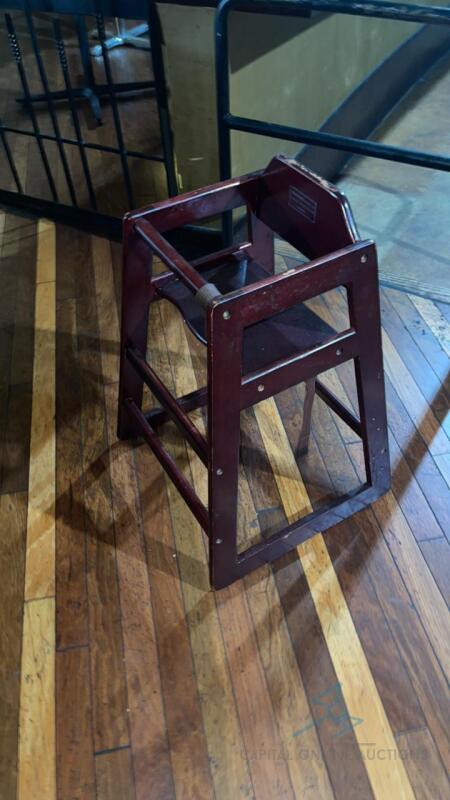 3 Wooden High Chair