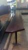 Bolted Down Wood Table - 2