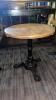 4 Ornate Base Wooden Tables - 2