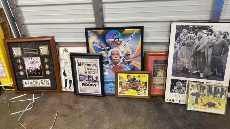 Framed Sports Movie Posters