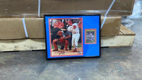 Mark McGwire Signed Baseball Card with Certificate of Authenticity