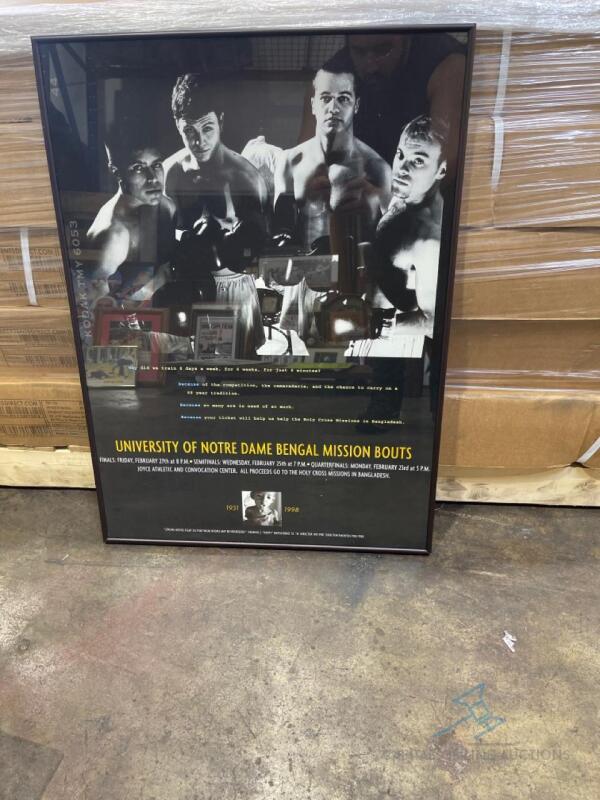Notre Dame Charity Boxing Poster
