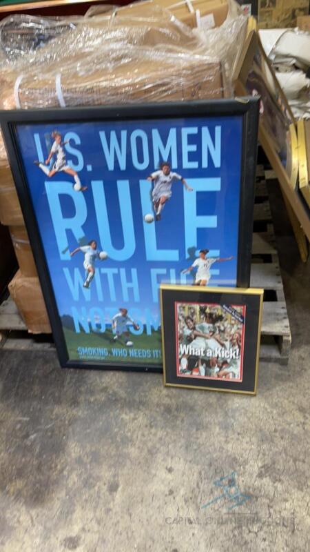 2 US Women’s Soccer Memorabilia