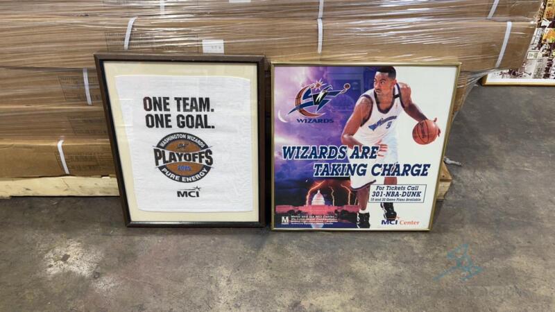 2 Washington Wizards Memorabilia