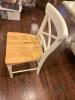 Antique White/light Counter Height Chairs - 2