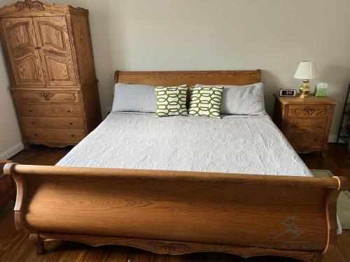 Versailles King Sleigh Bed Frame