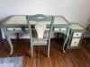 Distressed Desk Set: Desk, chair, Filing cabinet - 3