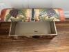 Hand Carved & Painted Wood Chest - 6