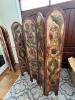 Hand Carved & Painted Soild Wood Room Divider-1 - 3