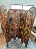 Hand Carved & Painted Soild Wood Room Divider-1 - 5