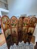 Hand Carved & Painted Soild Wood Room Divider-1 - 8