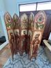 Hand Carved & Painted Soild Wood Room Divider-2 - 3