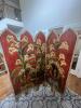 Hand Carved & Painted Soild Wood Room Divider-2 - 5