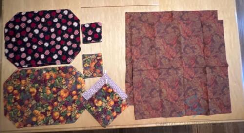 Fall Placemats, Coasters, Potholders & Napkins