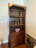 Dark Wood Display/Storage Cabinet