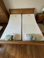 Split King Tempur Pedic mattress with Adjustable bases