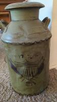 Decorated Milk Can