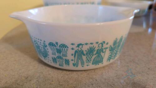 Vintage Blue Pyrex