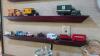 Little Trucks and Trinkets (Little Shelves behind Bar included - 4