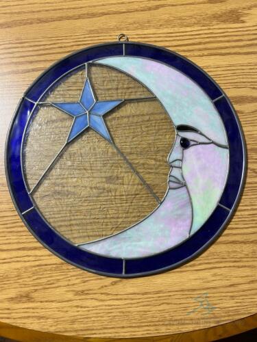 Moon & Stars Stained Glass