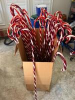 ~4.5 ft Candy Canes + lights