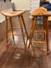 Saddle Style Stools - 2