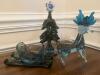 Hand-Blown Glass Reindeer, Sleigh, Christmas Tree - 3