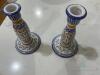 (2) De La Cal Barreira Puente Pottery (Spain) - Candlesticks - 2