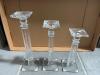 Crystal Candlesticks + Candles - 3