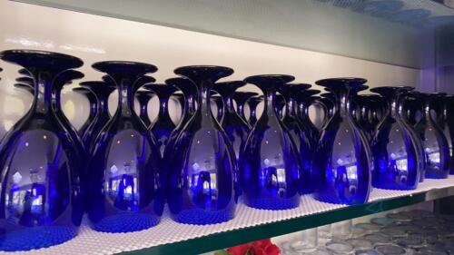 Lot of Approx. 150 Blue Water Glasses