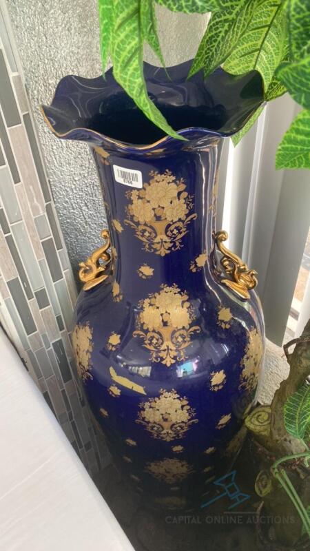 2 Large Decorative Vases