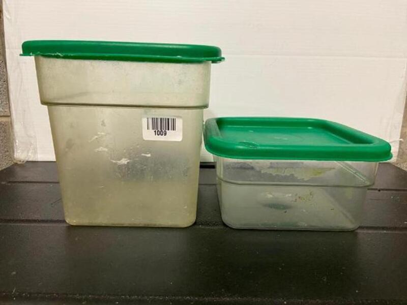 2 Food Containers with lids