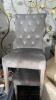 (2) Grey Upholstered Chairs - 4