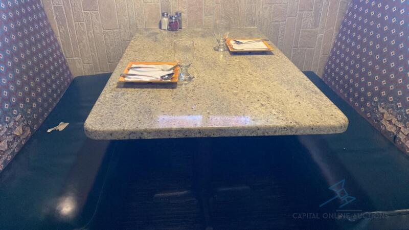 48in x 30in Marble Dining Table